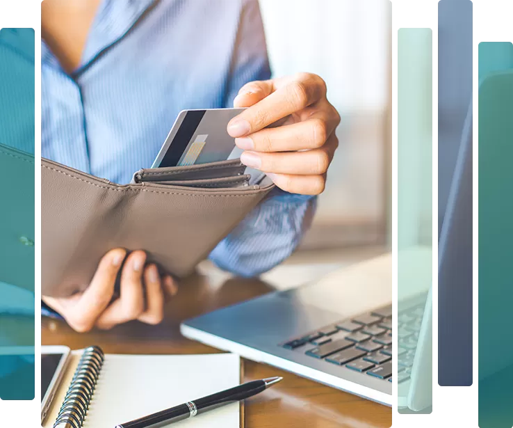 Balance Transfer image with card and wallet